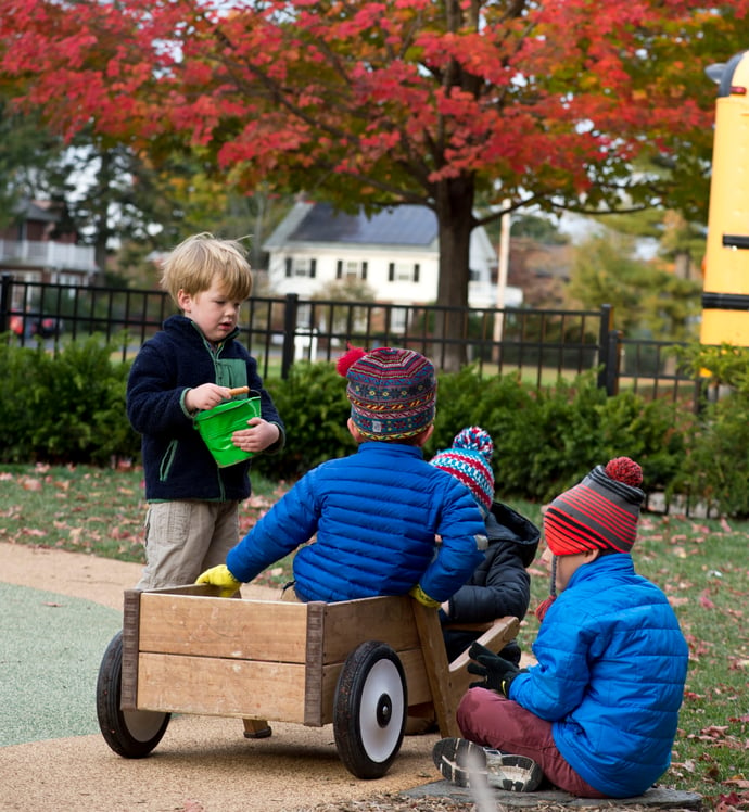 Boys in wagon-1